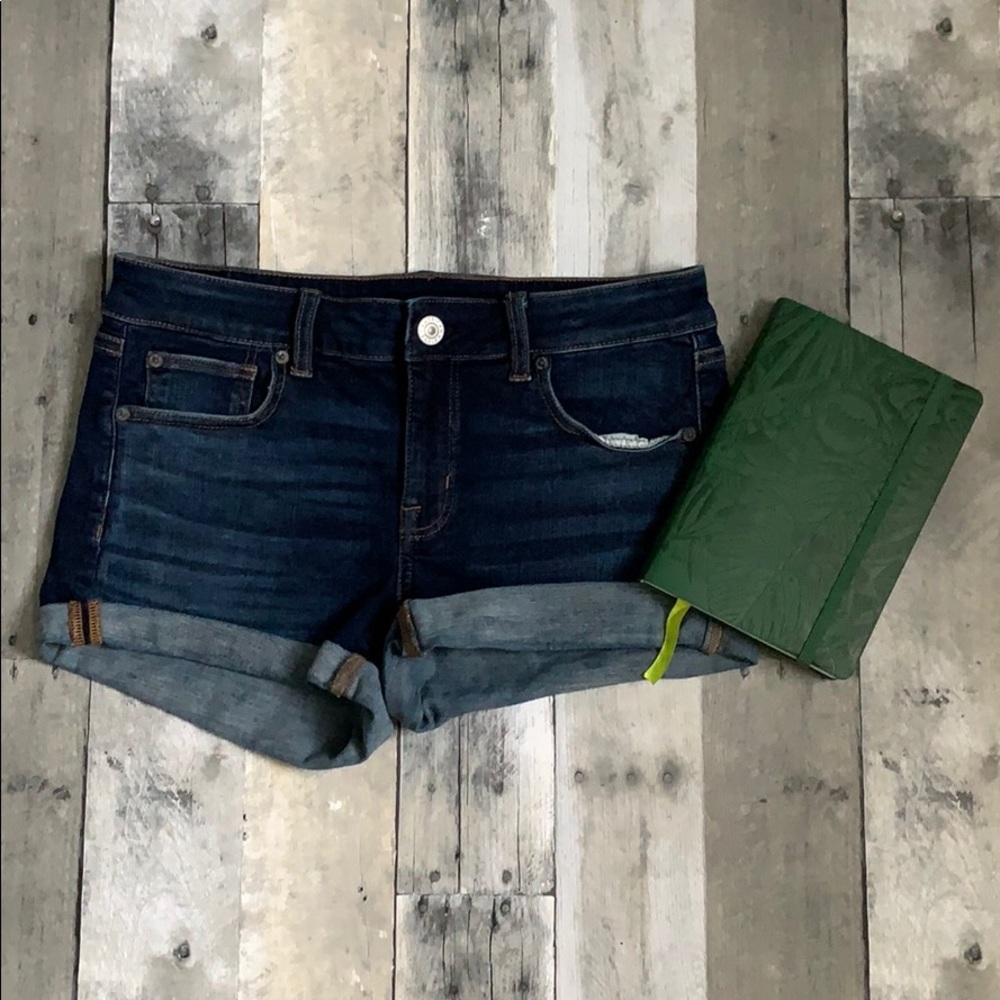 American Eagle Dark Blue Shorties